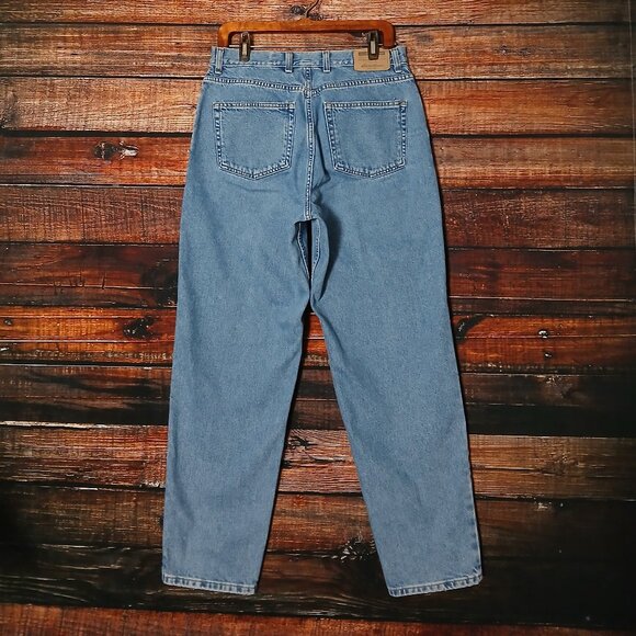 Eddie Bauer Vintage 90s Jeans 14P High Rise Mom Style 100% Cotton - Picture 3 of 8